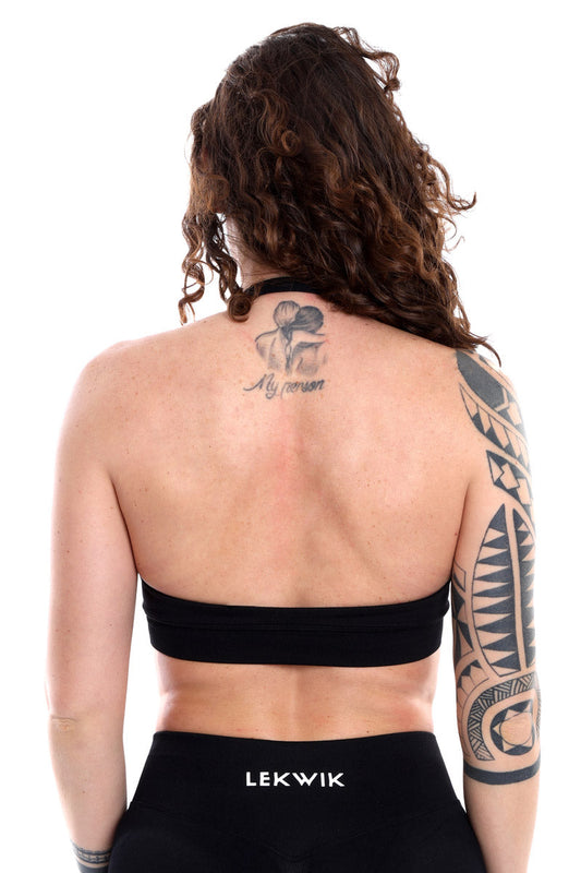 Top sportivo nero modello IMMO